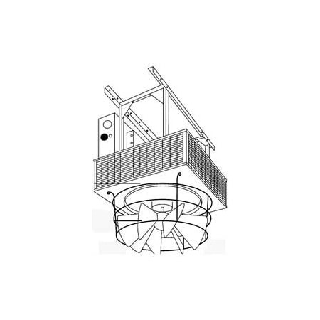 Tpi TPI Radial Louvered Cone Diffuser For 5-20KW Downflow Unit Heaters D1600